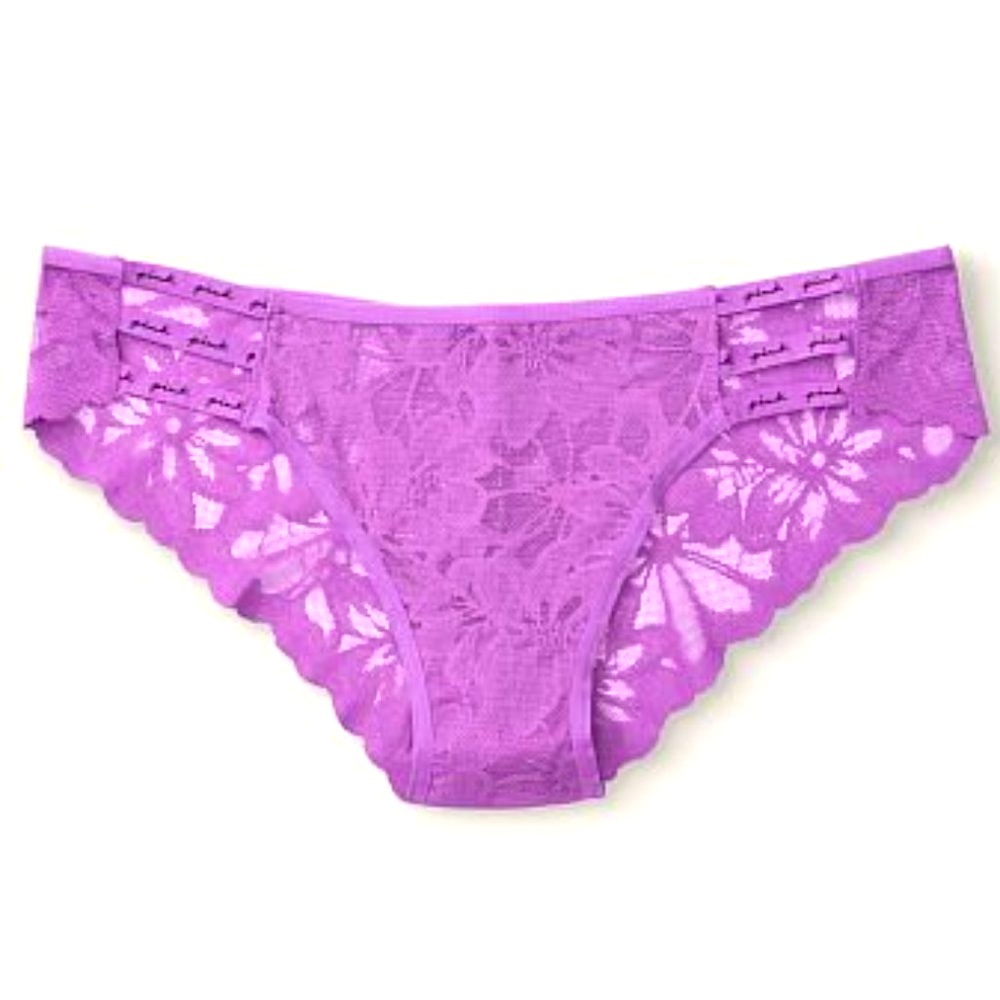 Victoria's Secret PINK Strappy Lace Logo Cheekster